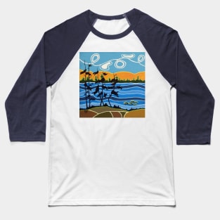 True North in Blue Baseball T-Shirt